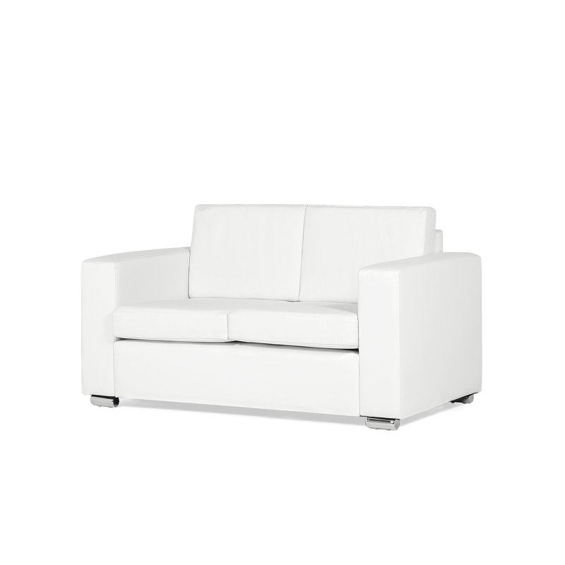 Helsinki 2 Seater Sofa, White, 72cm H x 186cm W x 76cm D