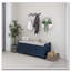 Banc de rangement en bois avec 3 portes en forme de volet-602897326