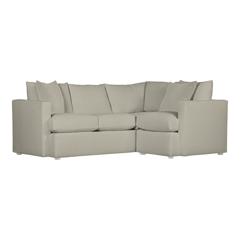 American Bungalow 2-Piece Sectional, Ian Smoke, Dove Gray