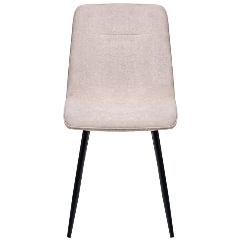 Set of 4 Dining Chairs TUSCOLA Fabric, Beige