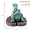 Statue de grenouille pensative sleep Seidel-1492081515