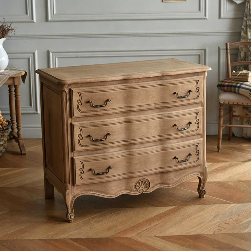 Armoire d'entrée française Vintage, 33.5" H x 39.2" W x 20.7" D
