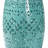 Calderon Metal Side Table in Modern and Contemporary Teal Finish, 18.3'' H X 12.2'' D X 12.2'' W-1329801304