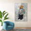 Oliver Gal Tall Elegance by Katy Hirschfeld Animals - Framed Acrylic Glass Wall Art-1289150789-1289150811