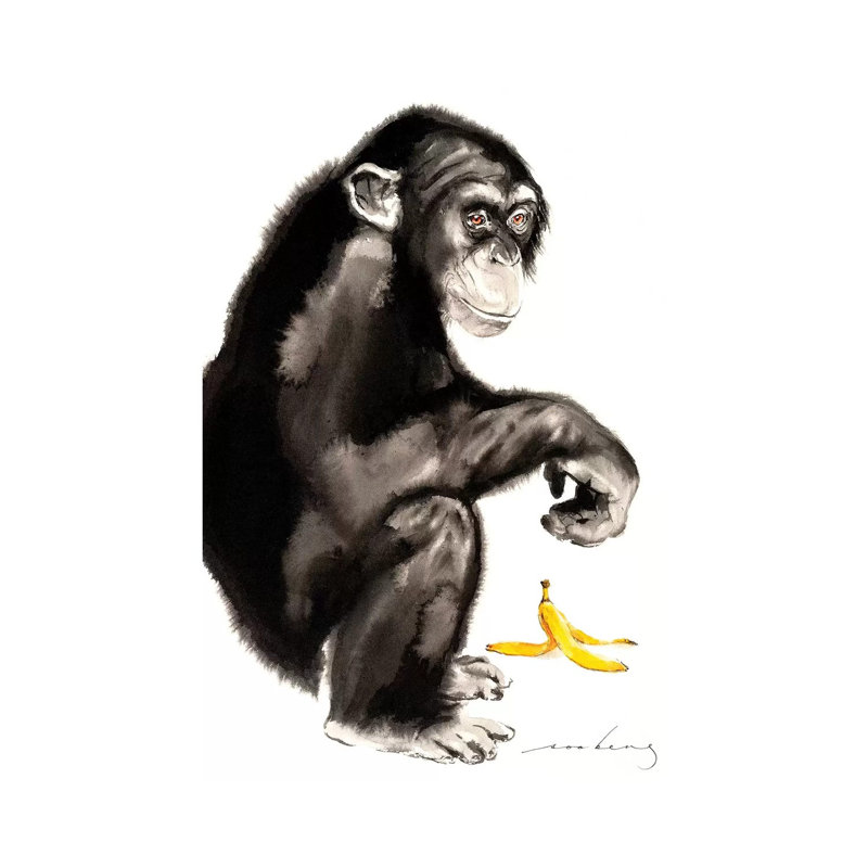 Naughty Corner II by Soo Beng Lim - Wrapped Canvas Gallery-Wrapped Canvas Giclée, 30.48 cm H x 45.72 cm W