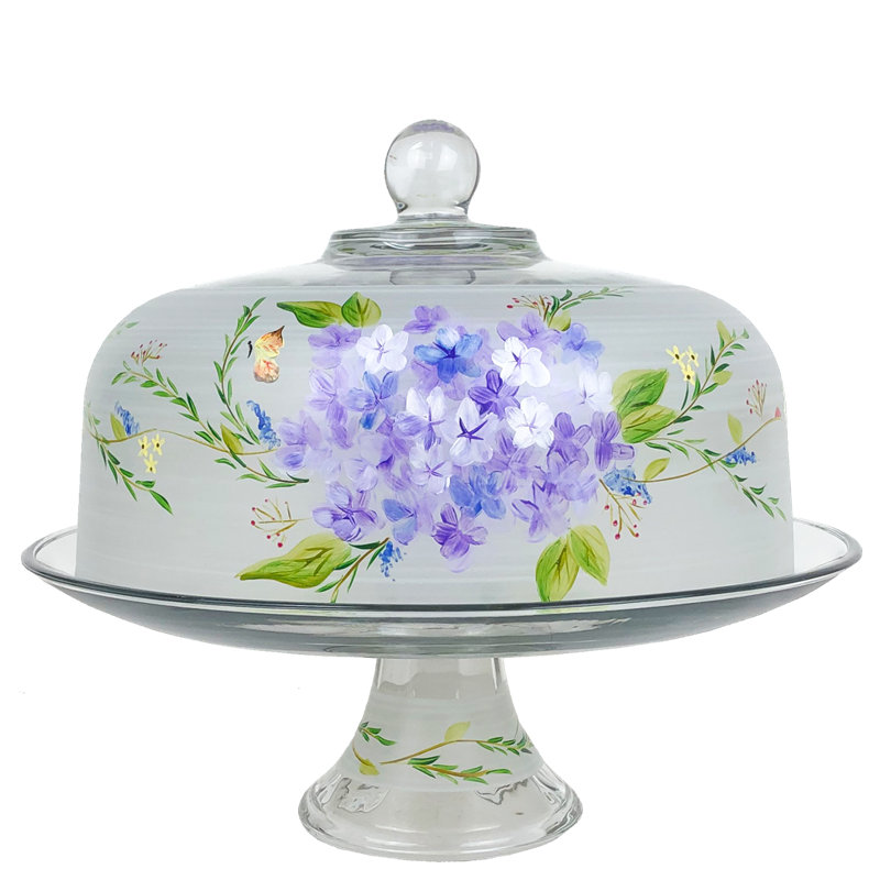 Springtime in Paris Shamrock Cake Stand