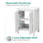 Meuble-lavabo 24 po avec lavabo Warde-130905337
