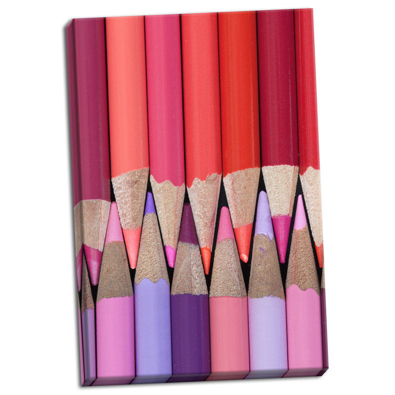 « color crayons v », art sur toile