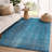 Premium Machine Washable Dream Shag ADS552 Striped Rug-634539592-634539607