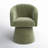 Kyo 24.4" W Chenille Swivel Barrel Chair -90695417
