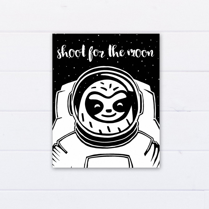 «Shoot for the Moon», art sur toile