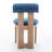 Abentego Solid Wood Fabric Dining Chair-1663143969-1664032701