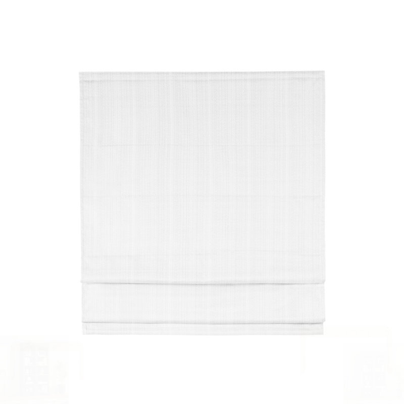 Store romain obscurcissant sans cordon Basketweave pour plus d'intimité et d'élégance, Gris clair