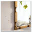Miroir mural doré de style bambou