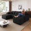Canapé modulaire 95 "avec repose-pieds Cloud-1612196325