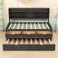 Amande Twin Wooden Captain Bed with Bookcase Headboard, Three Storage Drawers and Twin Trundle-729536891