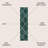Bertrice Minimalist Diamond Trellis Green/White Rug-848367005