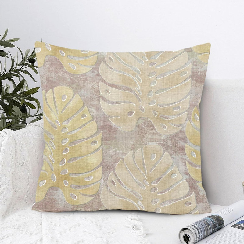 Gold Leaf Pillow Covers