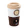 Coffee Cup Cat Haven - Dual-Layer Cat Bed with Scratching Surface