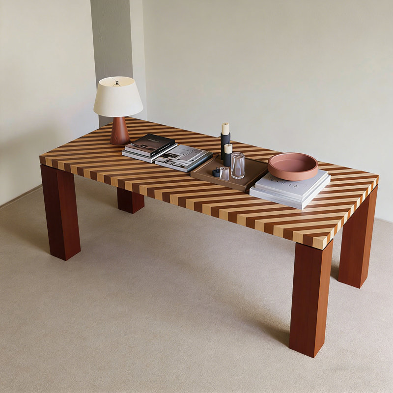 Table de salle à manger French Vintage, H 29,5 po x L 55,1 po x l 31,5 po