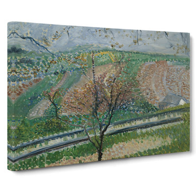 Railway Track by Richard Gerstl - Wrapped Canvas Painting