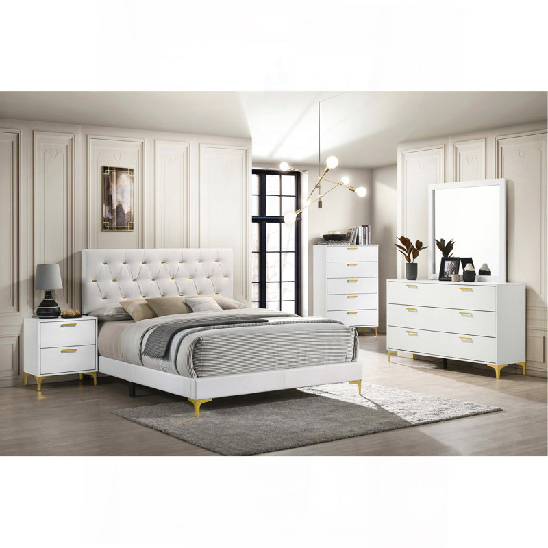 Commode rectangulaire à 6 tiroirs Karena