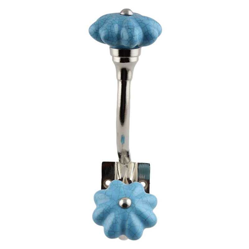 Whetsel Iron Wall Wall Hook, Turquoise