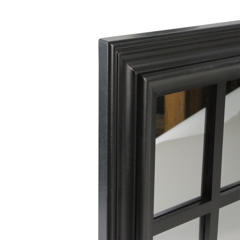 Miroir mural 17,5 po, Noir