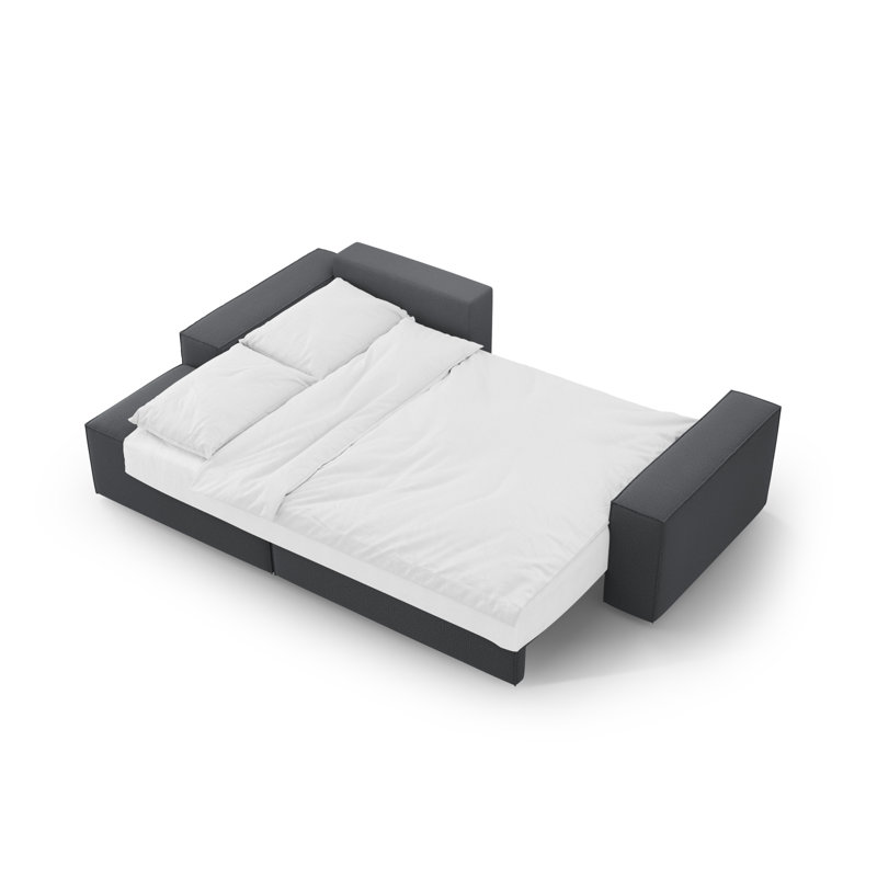 Alisbha 3 Seater Sofa Bed, Left-Hand Facing, Dark Grey