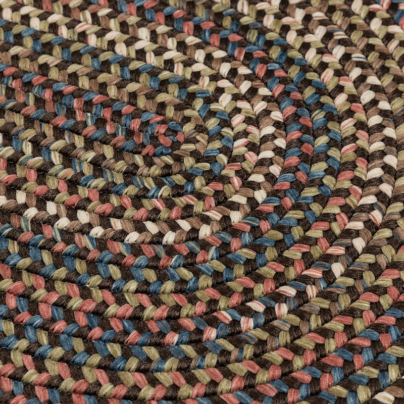 Tapis réversible Kipton - brun foncé, Ovale 10 pi x 13 pi