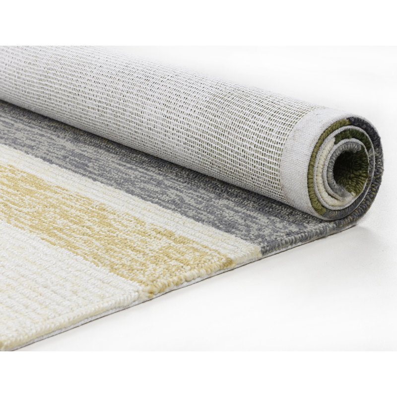 Rosetta Striped Hand Woven Indoor / Outdoor Area Rug, Rectangular 70 x 140cm