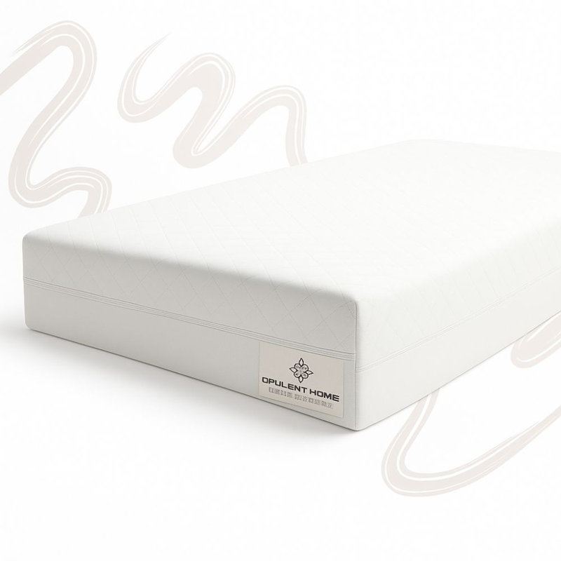 Opulent Home Cot Bed Mattress Waterproof Anti-Allergy Baby Mattress With Removable Washable Zipped Cover