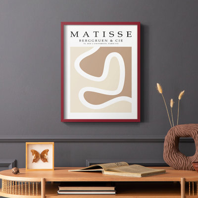Matisse CVI, reproduction encadrée - bois massif