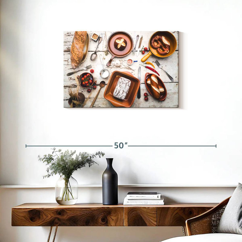 Yarlin Bread In Pans, 20" H x 30" W