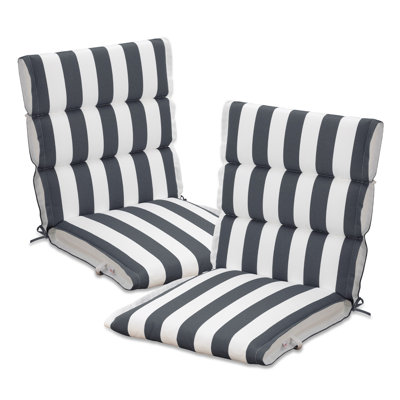 2 Pack Outdoor Chair Cushions, 100x50x6 cm
