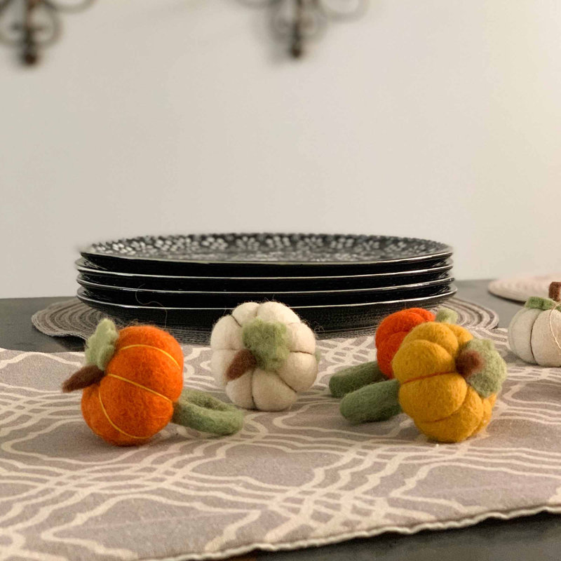 Anneau de serviette citrouille