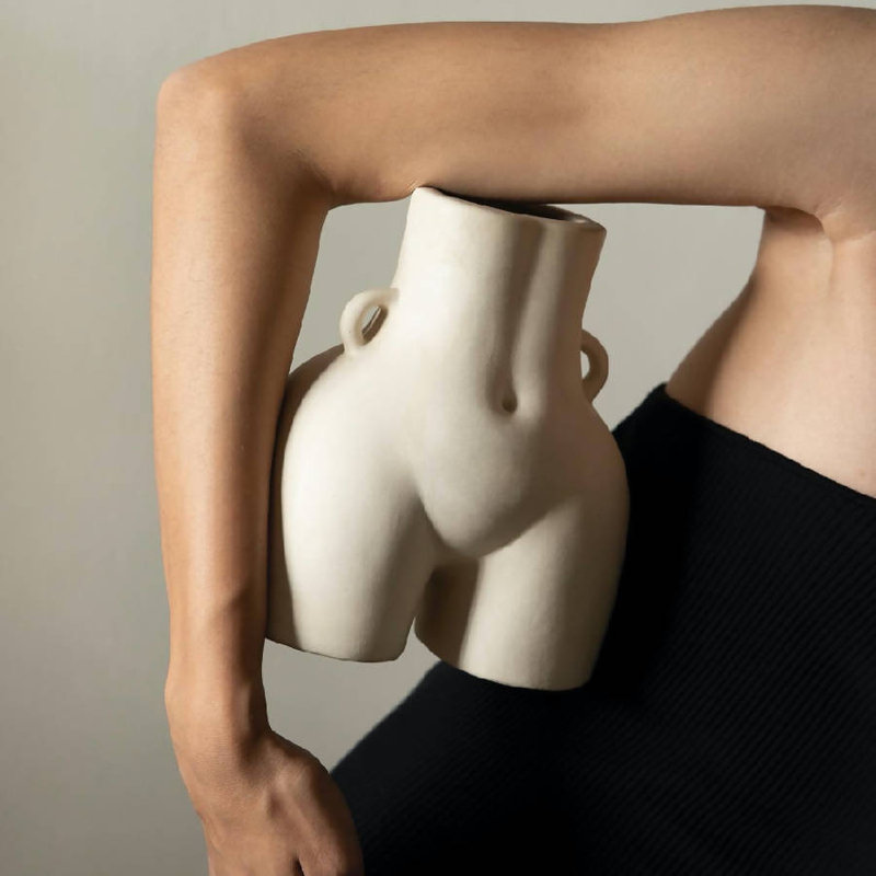 Her Vase, White