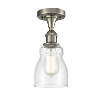 Mccarver Glass Semi Flush Mount