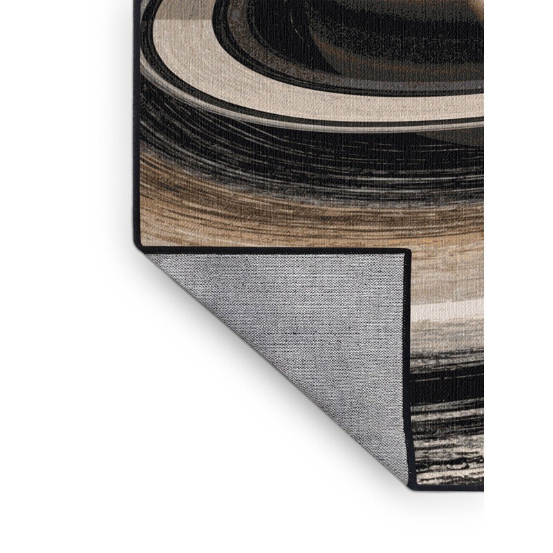 Tapis noir lavable à la machine, Rectangulaire 8 pi x 12 pi