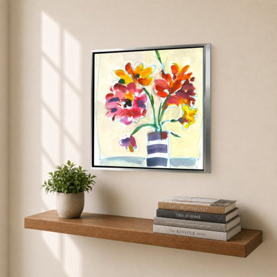 Blooming At Home by Vas Athas - Graphic Art on Canvas
