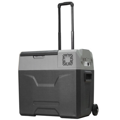 HOMCOM 50 L Mini Fridge with Freezer