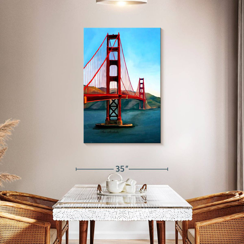 Aime Golden Gate Bridge, 45" H x 30" W