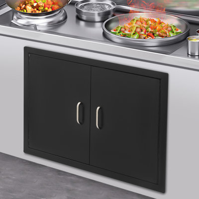 29.92" X 20.87" Double Access Door Outdoor BBQ Island Door Kitchen Cabinet Door