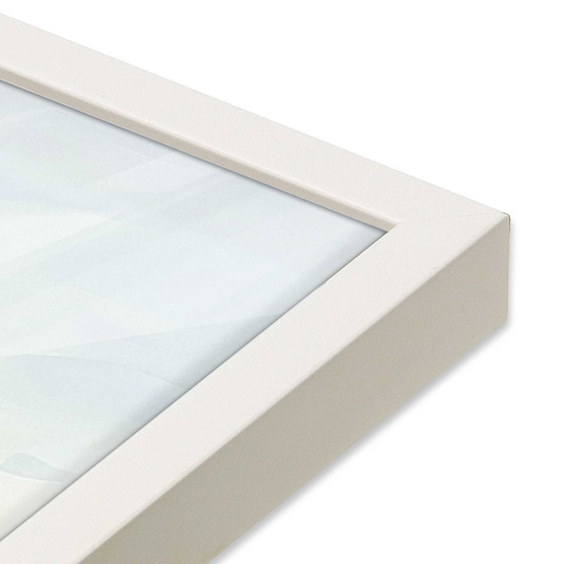 «Ocean Refrain at Dusk III», reproduction d'art, Blanc opaque, H 17,5 po x l 17,5 po
