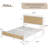 Metal Bed Frame with Rattan Headboard-795227634-797003968
