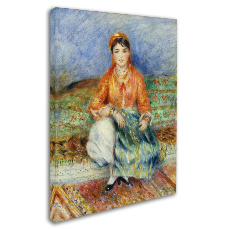«Algérienne par Pierre-Auguste Renoir», reproduction sur toile tendue, H 47 po x l 35 po