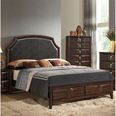 Beyda Queen Solid Wood and Upholstered Bed -  Alcott Hill®, 19285DC3EBA34148A3389AD8C1B21AC4