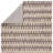 Dakota Fields Emir Handmade Striped Gray/White Area Rug (18" Swatch)