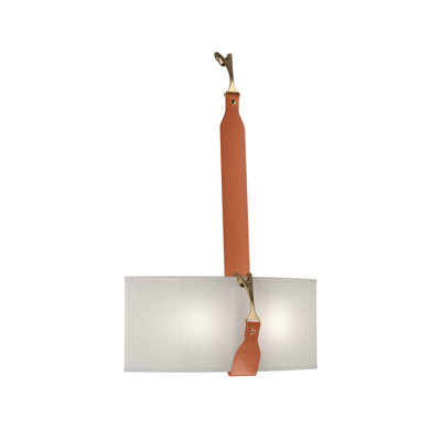 Saratoga Half Drum Shade 2 Light Wall Sconce