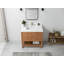 Meuble-lavabo simple en teck 36 po x P 22 po x H 36 po Parker-81373897-81373911